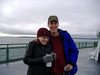 Deborah Kelley > Melissa and Kent on the ferry ride over (we were on the Spokane).